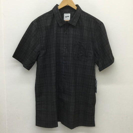 バンズボルト VANS VAULT シャツ、ブラウス 半袖 VN0A7SNNBLK1 タグ付 XL チェック ダークグレー / ダークグレー /  メンズ USED 古着 中古 10093687