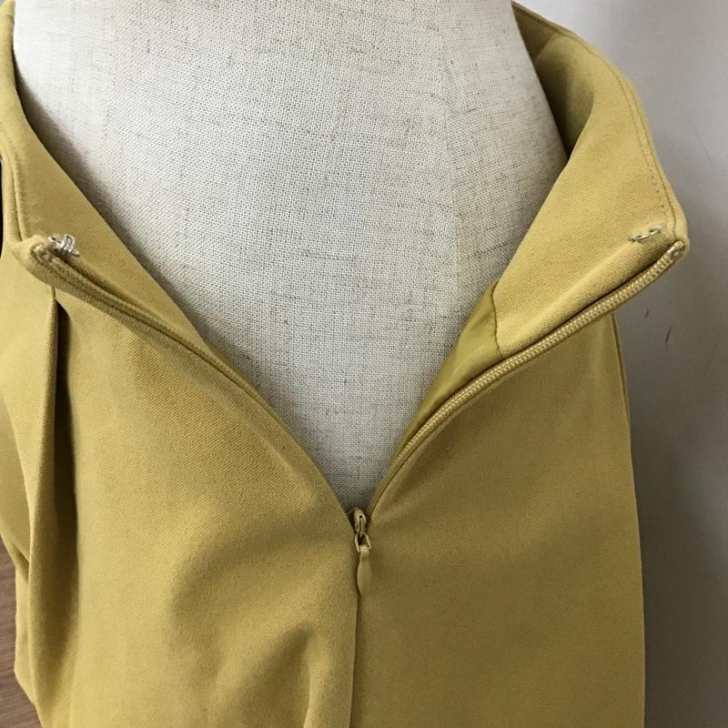 ティティーアンドコー titty&Co. スカート ひざ丈スカート 071-850-319 M 無地 マスタード / マスタード /  レディース USED 古着 中古 10093736