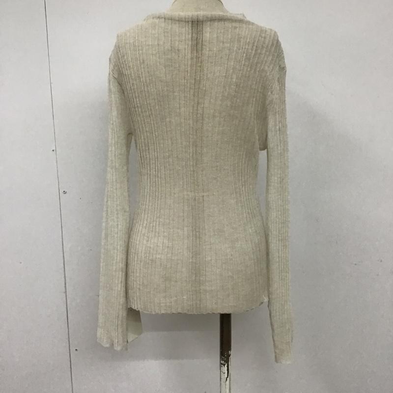 マーキュリーデュオ MERCURYDUO カットソー 長袖 002052601101-02 シアースリーブ ボトルネックニット タグ付き FREE 無地 アイボリー / アイボリー /  レディース USED 古着 中古 10093740