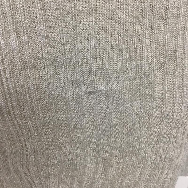 マーキュリーデュオ MERCURYDUO カットソー 長袖 002052601101-02 シアースリーブ ボトルネックニット タグ付き FREE 無地 アイボリー / アイボリー /  レディース USED 古着 中古 10093740