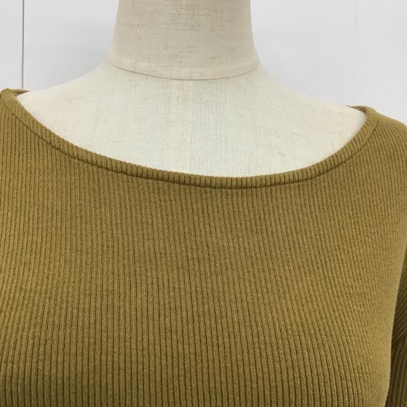 スライ SLY ワンピース ロングスカート 0309AT83-0230 サイドスリット 1 無地 カーキ / カーキ /  レディース USED 古着 中古 10093749