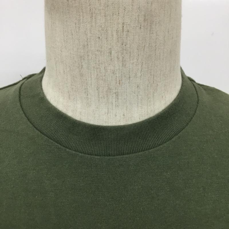 グラミチ GRAMICCI Tシャツ 半袖 GMT-19S927 クルーネック M ロゴ、文字 カーキ / カーキ /  メンズ USED 古着 中古 10093790