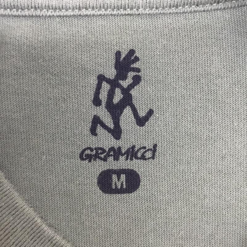 グラミチ GRAMICCI Tシャツ 半袖 GMT-19S927 クルーネック M ロゴ、文字 カーキ / カーキ /  メンズ USED 古着 中古 10093790