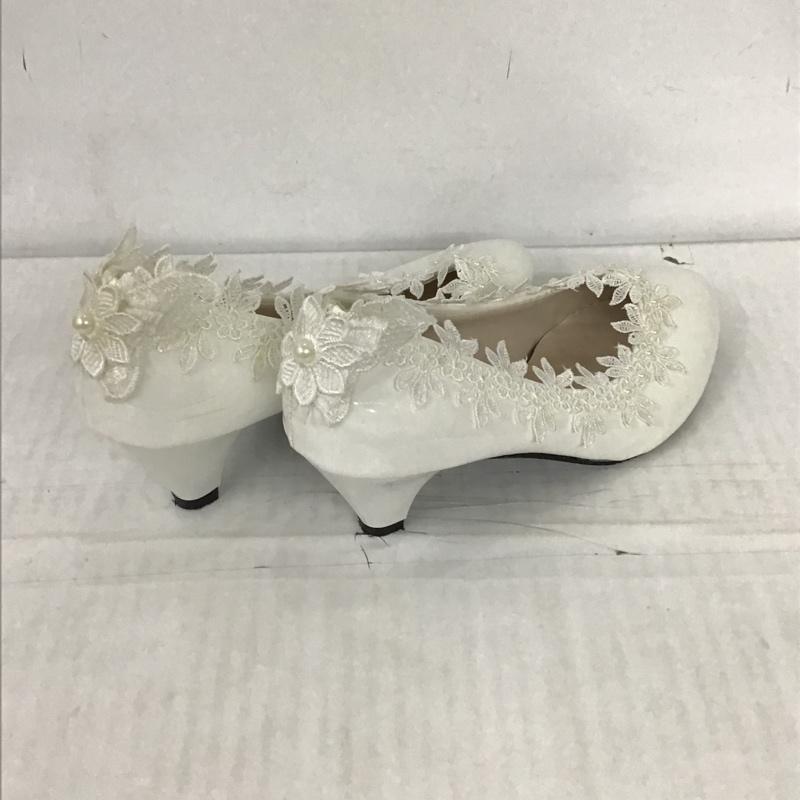 古着 USED パンプス パンプス パールストラップ  白 / ホワイト /  レディース USED 古着 中古 10093803