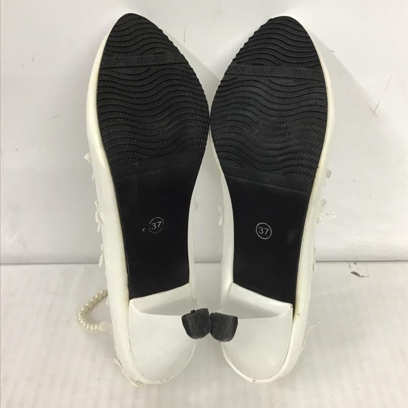 古着 USED パンプス パンプス パールストラップ  白 / ホワイト /  レディース USED 古着 中古 10093803