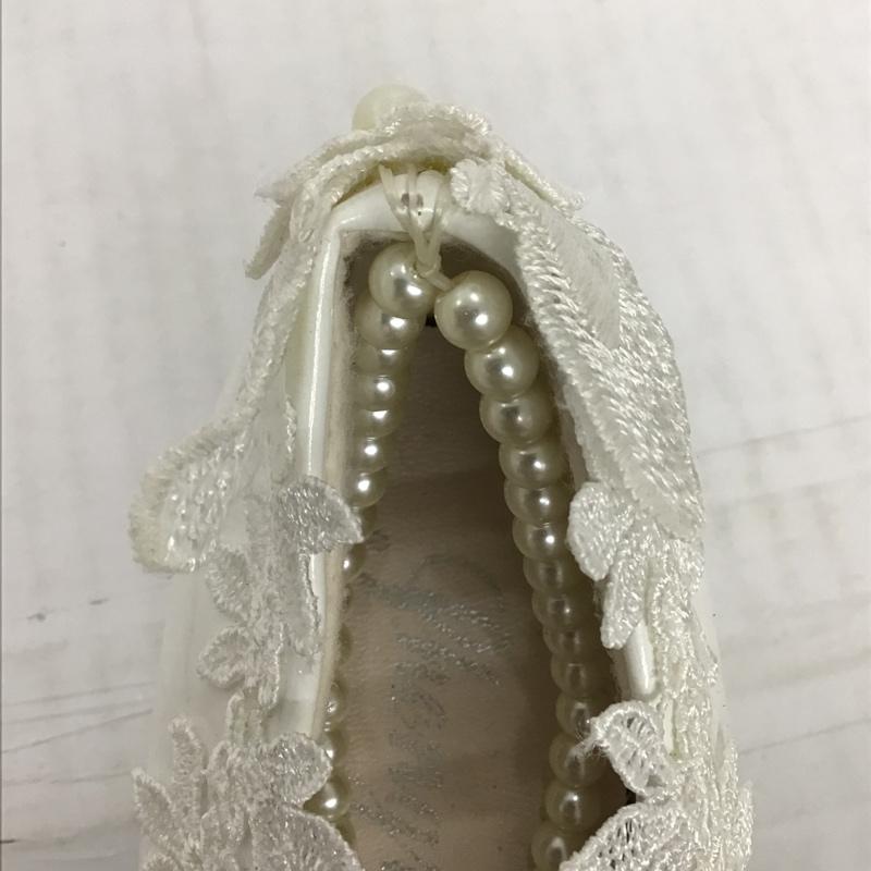 古着 USED パンプス パンプス パールストラップ  白 / ホワイト /  レディース USED 古着 中古 10093803
