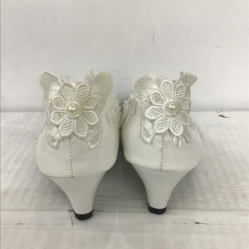 古着 USED パンプス パンプス パールストラップ  白 / ホワイト /  レディース USED 古着 中古 10093803