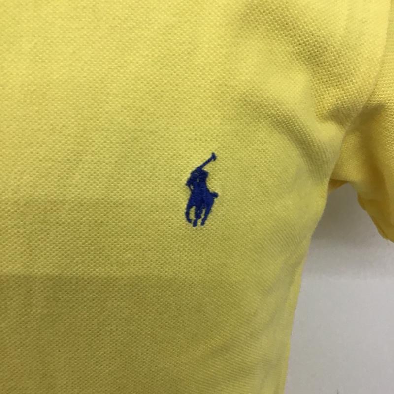 ポロバイラルフローレン Polo by RALPH LAUREN ポロシャツ 半袖 KK-RL-IM-0215 SLIM FIT M ワンポイント 黄 / イエロー /  メンズ USED 古着 中古 10093817