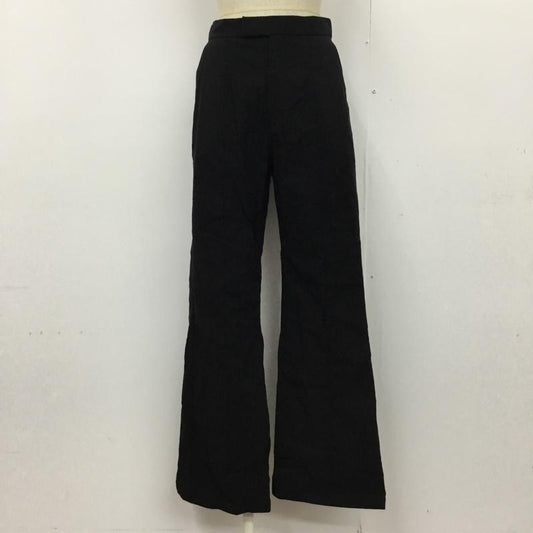スライ SLY パンツ スラックス 030ESA31-1360 LIGHTLY STRECH ストレッチフレアパンツ 2 無地 黒 / ブラック /  レディース USED 古着 中古 10093845