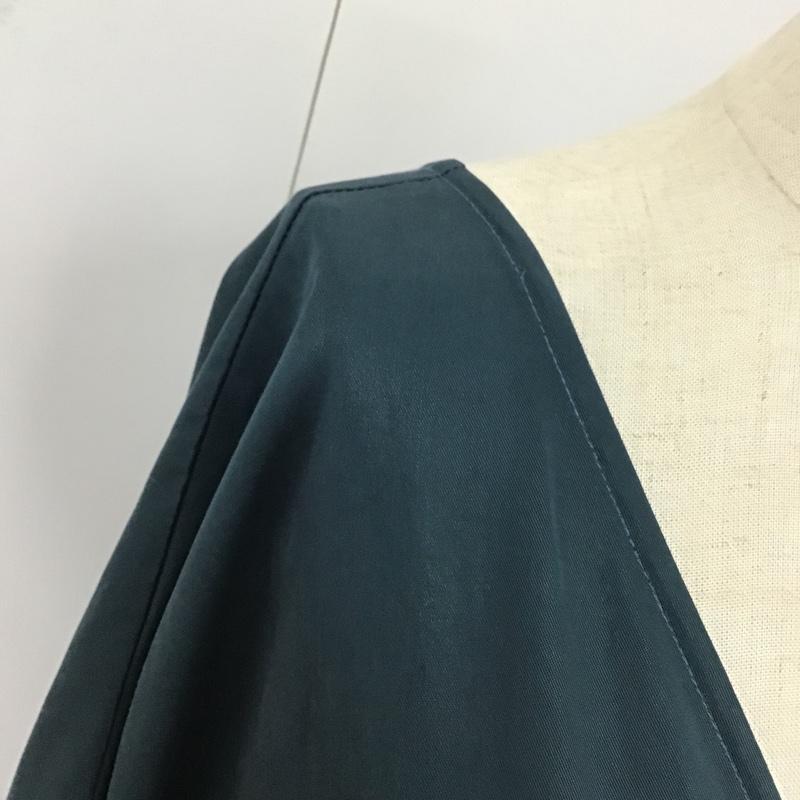 アパートバイローリーズ apart by lowrys ワンピース ロングスカート AP270926TK ツイルカシュクールワンピース 長袖ワンピース ロングワンピース M 無地 緑 / グリーン /  レディース USED 古着 中古 10093856