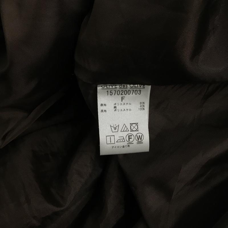 オリーブデオリーブ OLIVE des OLIVE ワンピース ロングスカート 長袖ワンピース フレアワンピース ウエスト切り替えワンピース FREE チェック マルチカラー / マルチカラー /  レディース USED 古着 中古 10093863