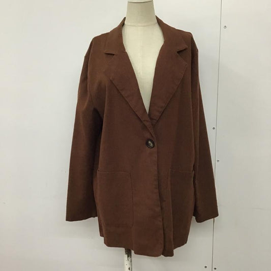 スプレイプレミアム SPRAYPREMIUM ジャケット、上着 ジャケット、ブレザー 無地 茶 / ブラウン /  レディース USED 古着 中古 10093878