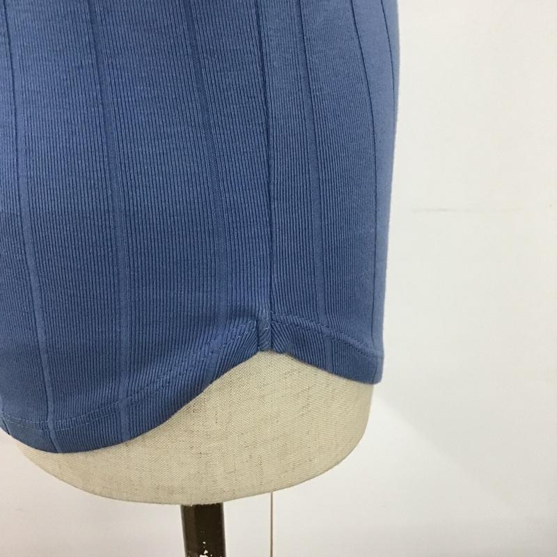 ナノユニバース nano・universe カットソー 長袖 NL82CSL002JS ボートネック 36  水色 / ライトブルー /  レディース USED 古着 中古 10093890