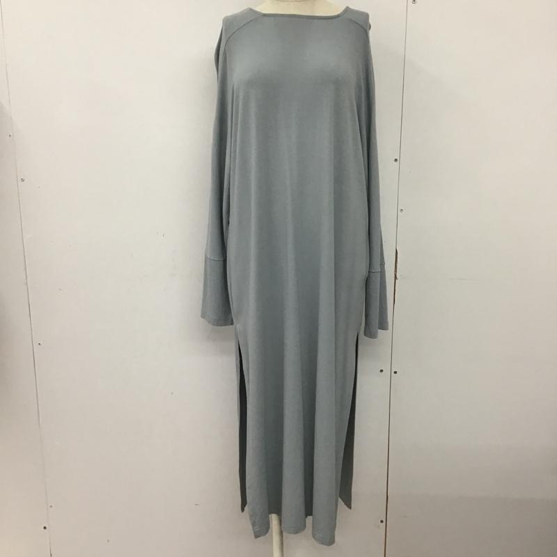 アーバンリサーチ URBAN RESEARCH ワンピース ロングスカート WH94-26M032 サイドスリット FREE 無地 水色 / ライトブルー /  レディース USED 古着 中古 10093891