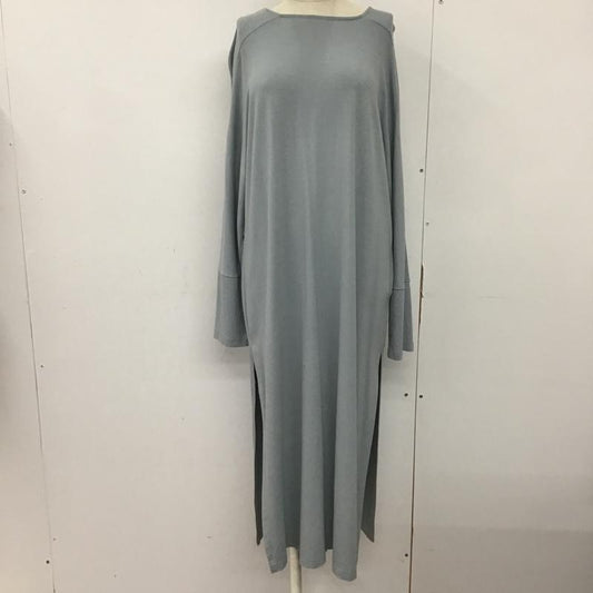 アーバンリサーチ URBAN RESEARCH ワンピース ロングスカート WH94-26M032 サイドスリット FREE 無地 水色 / ライトブルー /  レディース USED 古着 中古 10093891