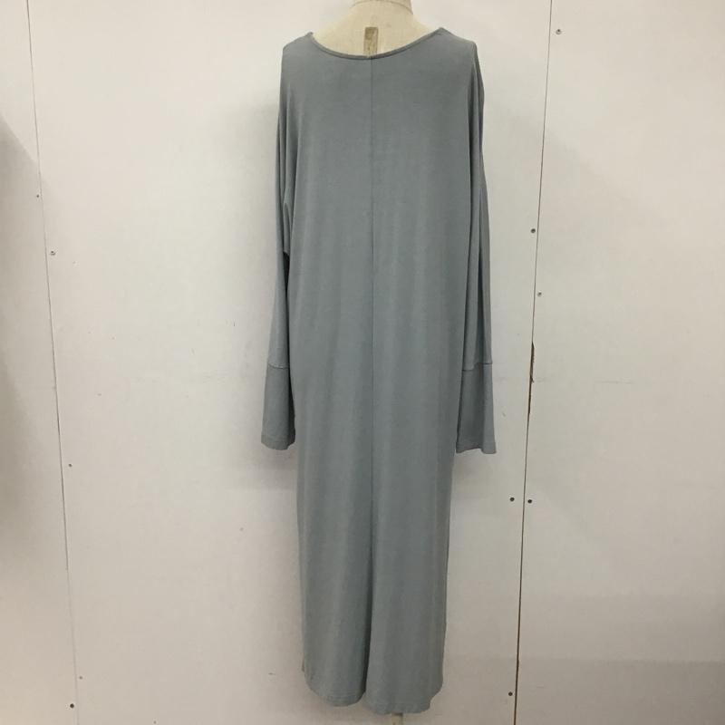 アーバンリサーチ URBAN RESEARCH ワンピース ロングスカート WH94-26M032 サイドスリット FREE 無地 水色 / ライトブルー /  レディース USED 古着 中古 10093891