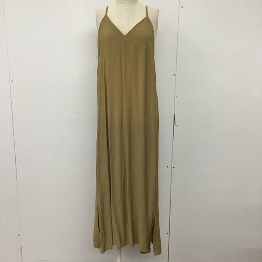 ローリーズファーム LOWRYS FARM ワンピース ロングスカート LF720012TS キャミワンピース ロングワンピース ノースリーブワンピース FREE 無地 ベージュ / ベージュ /  レディース USED 古着 中古 10093950