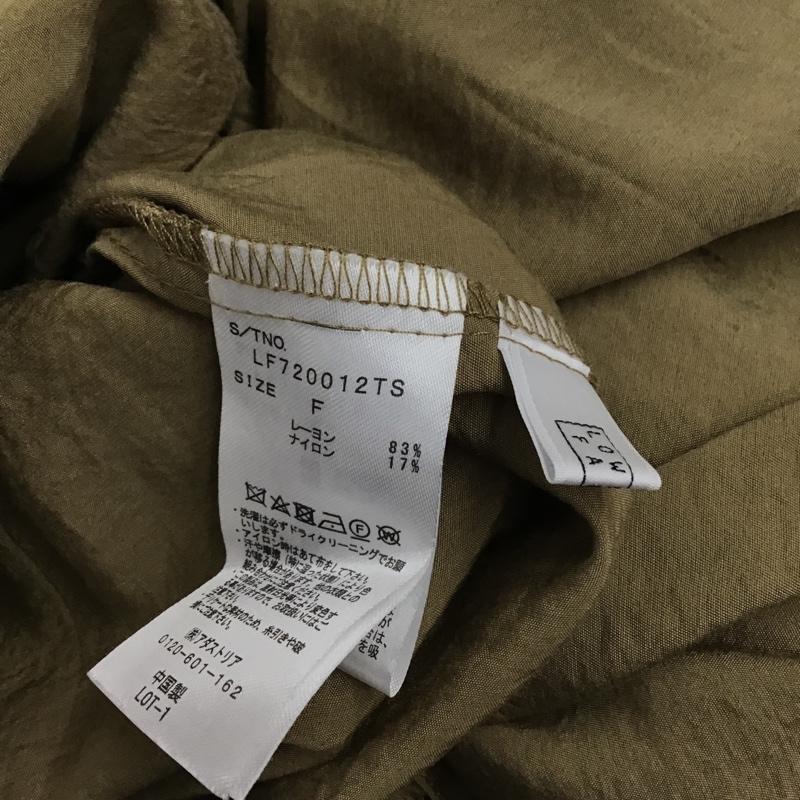 ローリーズファーム LOWRYS FARM ワンピース ロングスカート LF720012TS キャミワンピース ロングワンピース ノースリーブワンピース FREE 無地 ベージュ / ベージュ /  レディース USED 古着 中古 10093950