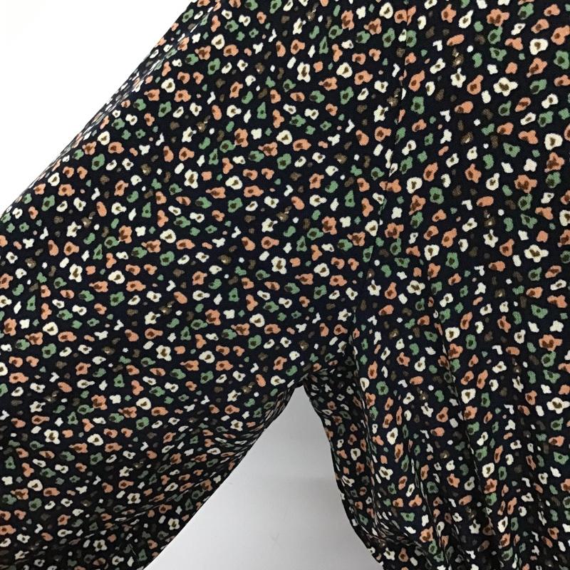 オリーブデオリーブ OLIVE des OLIVE ワンピース ロングスカート 長袖ロングワンピース 花柄ワンピース 総柄 切り替えワンピース フレアロングスカート FREE 総柄 X 花柄 マルチカラー / マルチカラー /  レディース USED 古着 中古 10093952
