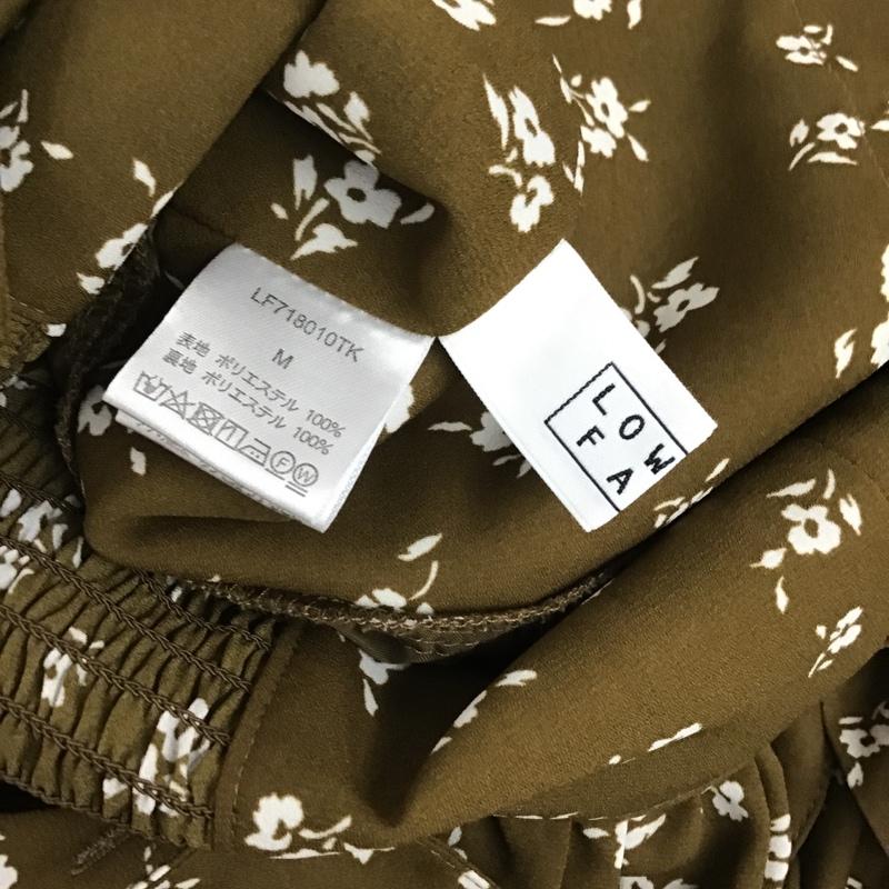 ローリーズファーム LOWRYS FARM ワンピース ロングスカート LF718010TK ロングスカートワンピース 花柄 ハイウエストワンピース M 総柄 X 花柄 白 / ホワイト / X 茶 / ブラウン /  レディース USED 古着 中古 10093954