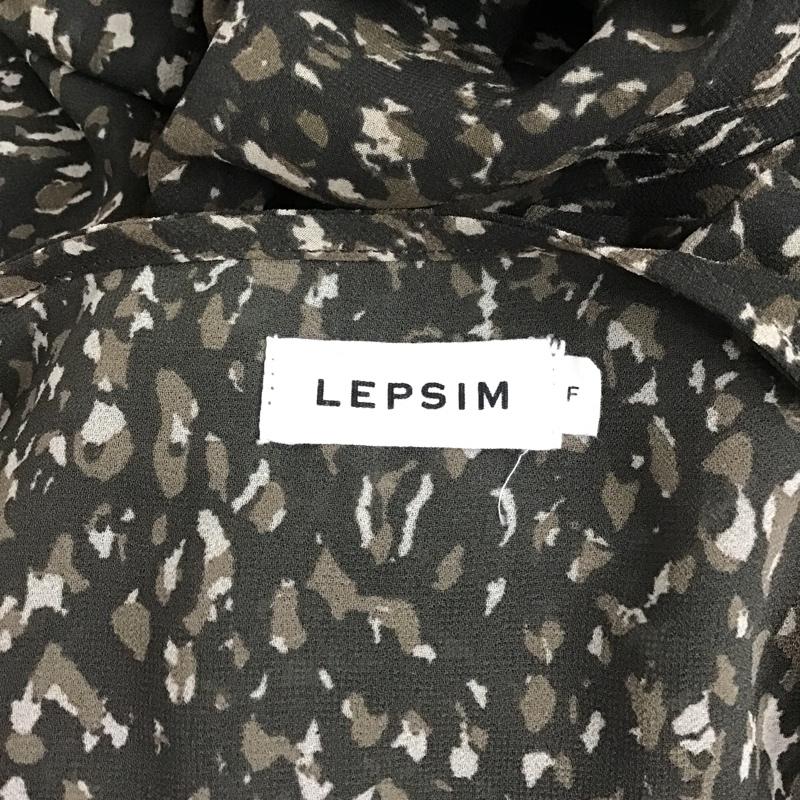 レプシィム LEPSIM ワンピース ロングスカート キャミワンピース ノースリーブワンピース ロングワンピース 総柄 シースルー FREE 総柄 X ヒョウ柄・レオパード柄 マルチカラー / マルチカラー /  レディース USED 古着 中古 10093955