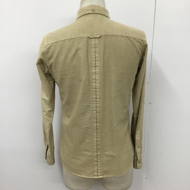 ナノユニバース nano・universe シャツ、ブラウス 長袖 NUC02SH443SB S 無地 ベージュ / ベージュ /  メンズ USED 古着 中古 10093971