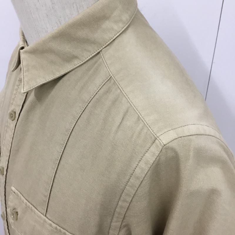 ナノユニバース nano・universe シャツ、ブラウス 長袖 NUC02SH443SB S 無地 ベージュ / ベージュ /  メンズ USED 古着 中古 10093971