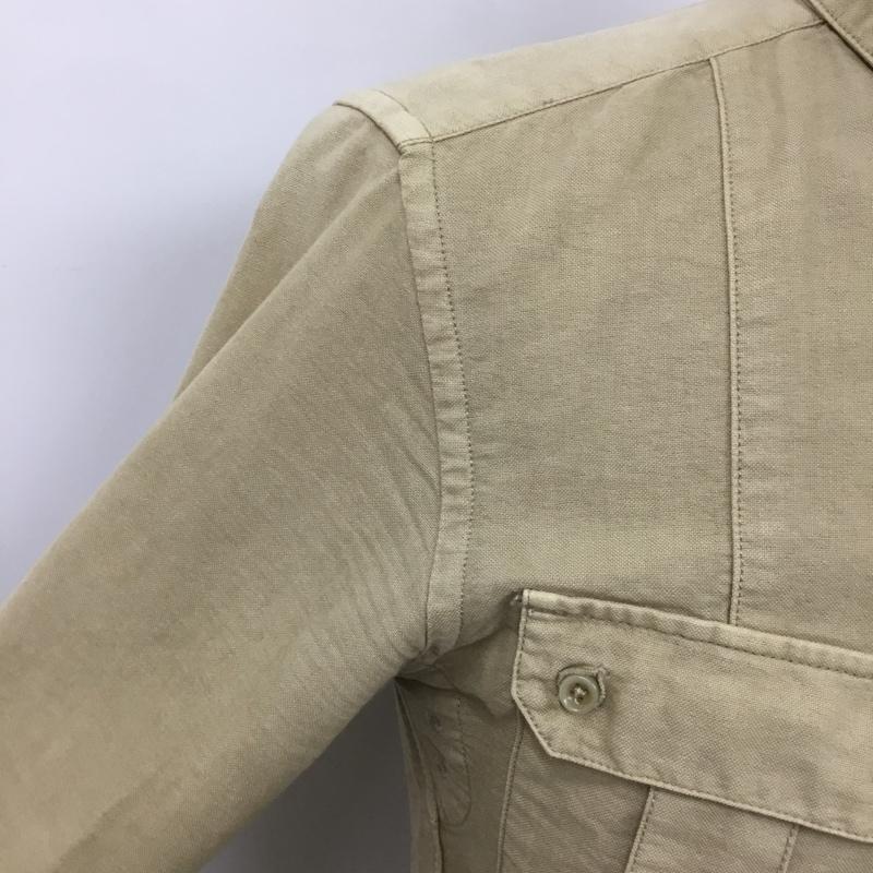 ナノユニバース nano・universe シャツ、ブラウス 長袖 NUC02SH443SB S 無地 ベージュ / ベージュ /  メンズ USED 古着 中古 10093971