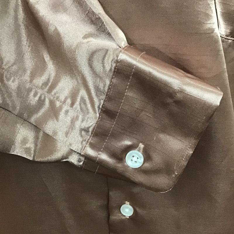 ジージーディー GGD シャツ、ブラウス 長袖 324-181001-18S-10096 オープンカラーシャツ 2 無地 桃 / ピンク /  メンズ USED 古着 中古 10093982