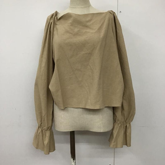 古着 USED カットソー 長袖 IGOTC スクエアネック 無地 ベージュ / ベージュ /  レディース USED 古着 中古 10093993