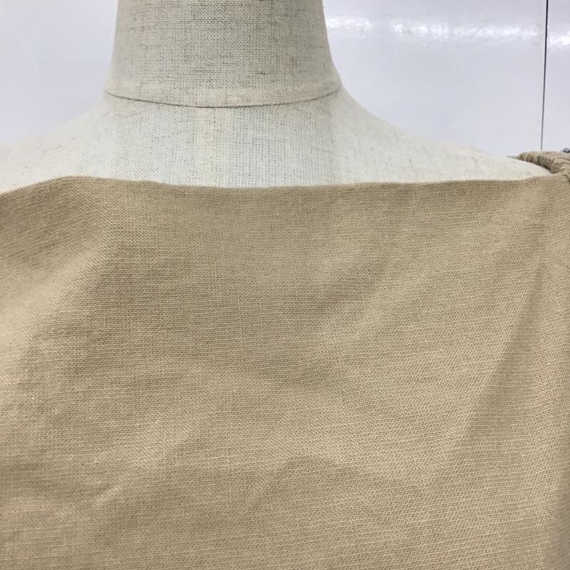 古着 USED カットソー 長袖 IGOTC スクエアネック 無地 ベージュ / ベージュ /  レディース USED 古着 中古 10093993