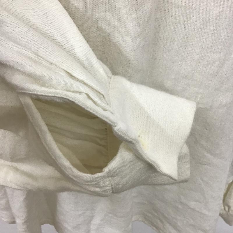 リエス Liesse カットソー 長袖 A0175FB259 Vネック 無地 白 / ホワイト /  レディース USED 古着 中古 10093994