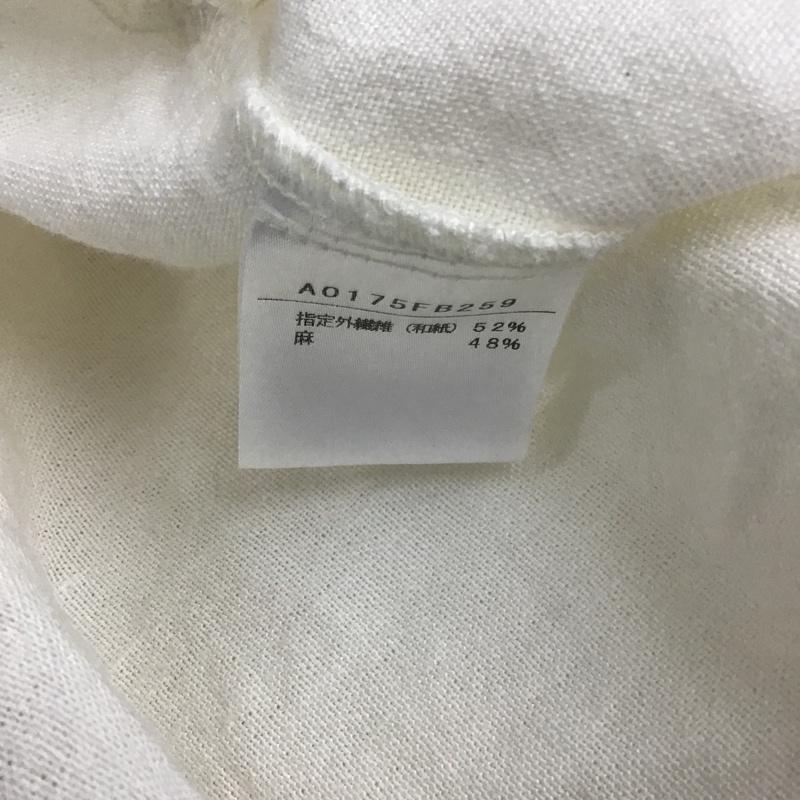 リエス Liesse カットソー 長袖 A0175FB259 Vネック 無地 白 / ホワイト /  レディース USED 古着 中古 10093994