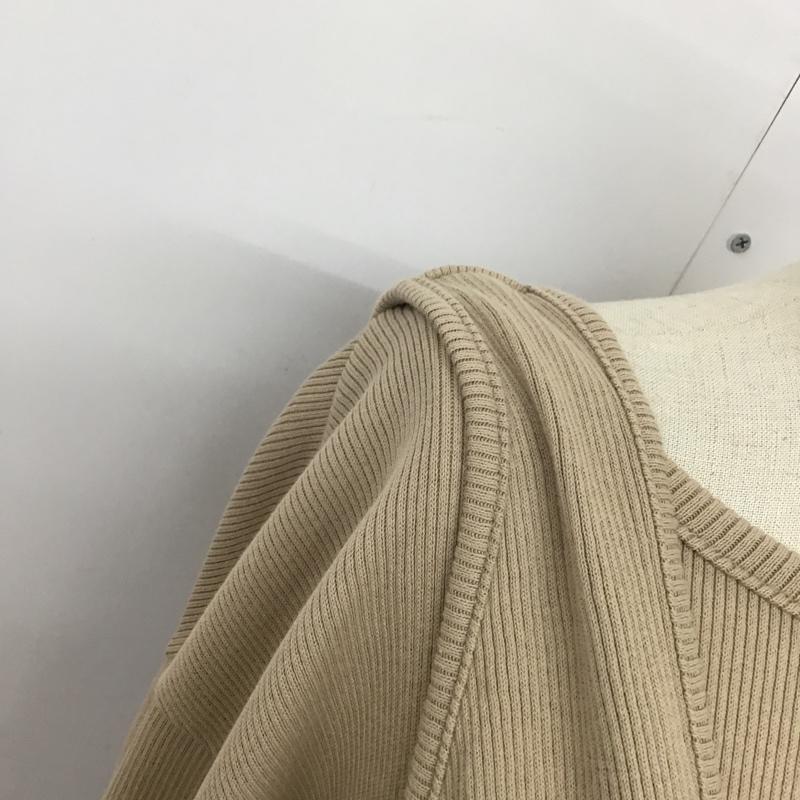 フリーズマート FREE'S MART ワンピース ロングスカート 131-1140012 ビスチェレイヤードカットソーワンピース FREE 無地 ベージュ / ベージュ /  レディース USED 古着 中古 10093996