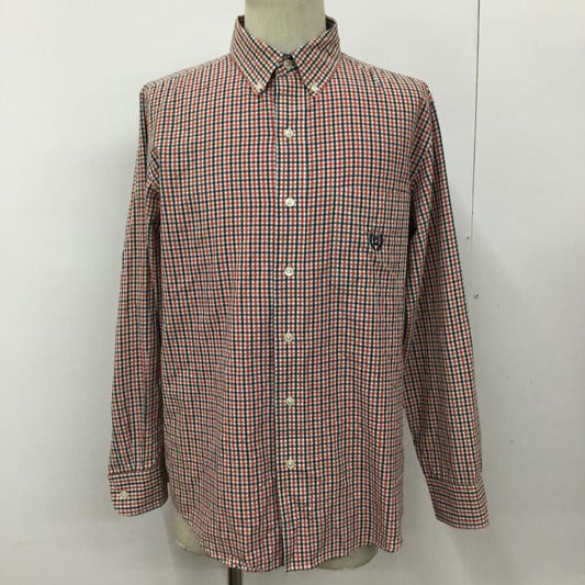 チャップス CHAPS シャツ、ブラウス 長袖 ギンガムチェックシャツ ボタンダウンシャツ 長袖シャツ M ワンポイント X 刺繍 マルチカラー / マルチカラー /  メンズ USED 古着 中古 10094036