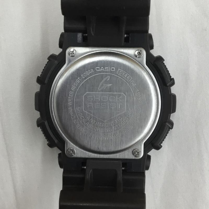 ジーショック G-SHOCK 腕時計 アナログ（クォーツ式） GA-110BR アナデジ 黒 / ブラック / X 金 / ゴールド /  メンズ USED 古着 中古 10094057