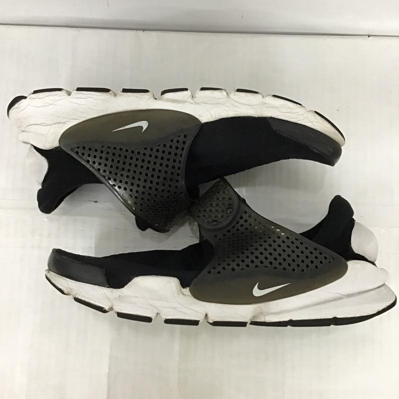 ナイキ NIKE スニーカー スニーカー スリッポン 28cm 28.0cm ワンポイント 黒 / ブラック / X 白 / ホワイト /  メンズ USED 古着 中古 10094079