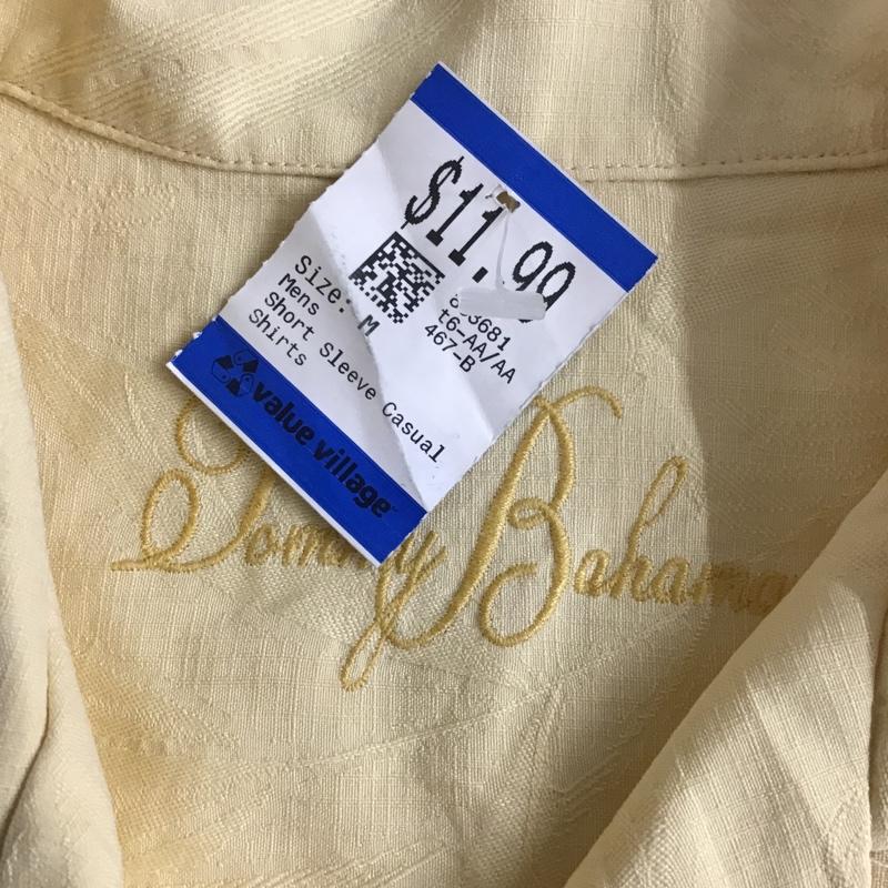 古着 USED シャツ、ブラウス 半袖 jammybahama 半袖シャツ ヴィンテージシャツ M 総柄 黄 / イエロー /  メンズ USED 古着 中古 10094190