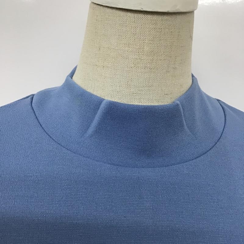 スライ SLY ワンピース ひざ丈スカート 030FAA83-2720 TUCK PUFF S／L FLARE ワンピース 2 無地 水色 / ライトブルー /  レディース USED 古着 中古 10094213