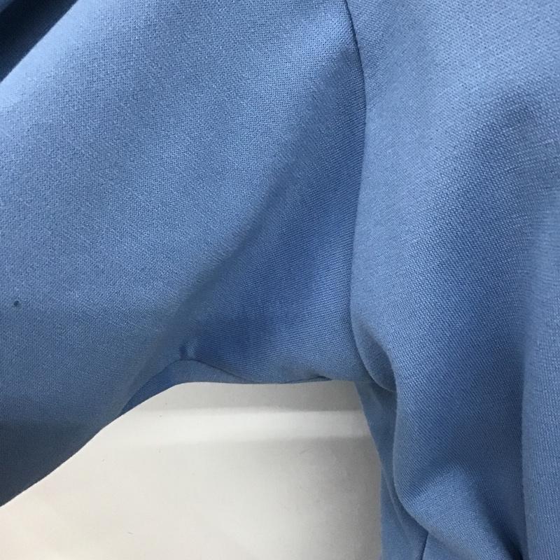 スライ SLY ワンピース ひざ丈スカート 030FAA83-2720 TUCK PUFF S／L FLARE ワンピース 2 無地 水色 / ライトブルー /  レディース USED 古着 中古 10094213