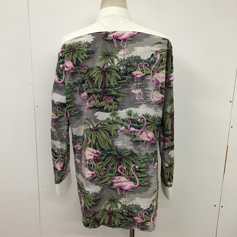 古着 USED シャツ、ブラウス 長袖 長袖柄シャツ ビックシルエットシャツ カジュアルシャツ 総柄シャツ XL プリント X 総柄 マルチカラー / マルチカラー /  メンズ USED 古着 中古 10094218