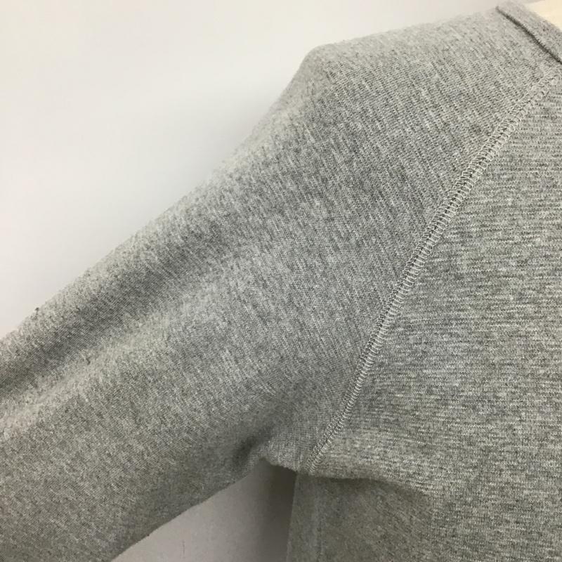 ユニバーサルスタイルウェア UNIVERSAL STYLE WEAR カットソー 長袖 長袖カットソー クルーネックカットソー ラグラン L 無地 灰 / グレー /  メンズ USED 古着 中古 10094229