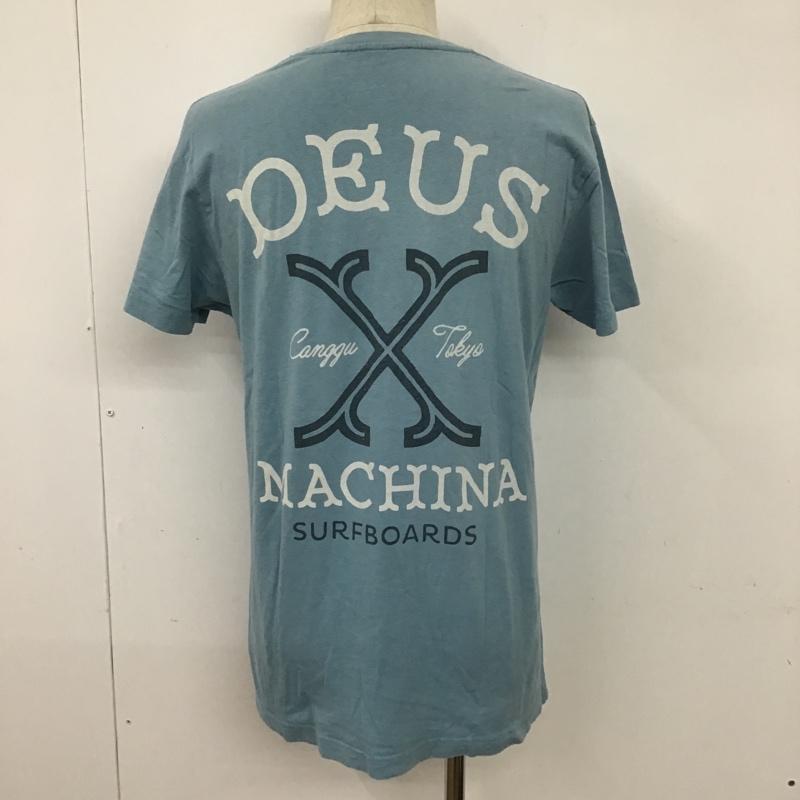 デウスエクスマキナ DEUS EX MACHINA Tシャツ 半袖 半袖カットソー プリントTシャツ クルーネックシャツ M プリント 青 / ブルー /  メンズ USED 古着 中古 10094249