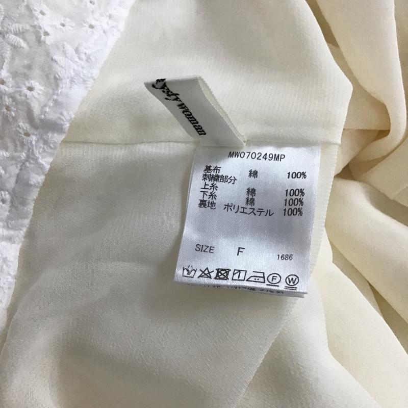 ミスティウーマン mysty woman ワンピース ミニスカート FREE 無地 白 / ホワイト /  レディース USED 古着 中古 10094269