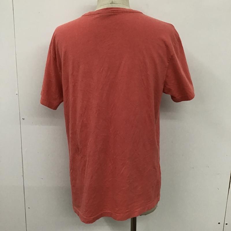 ポロラルフローレン POLO RALPH LAUREN Tシャツ 半袖 半袖カットソー 半袖Tシャツ 無地Tシャツ M 無地 X ロゴ、文字 赤 / レッド /  メンズ USED 古着 中古 10094291