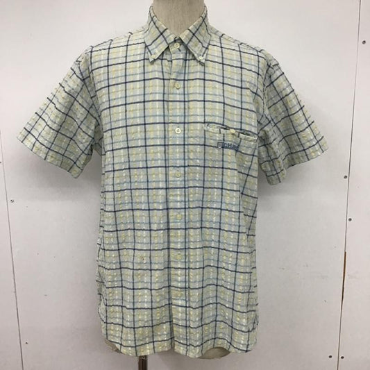 チャップス CHAPS シャツ、ブラウス 半袖 チェックシャツ 半袖シャツ ボタンダウンシャツ M チェック マルチカラー / マルチカラー /  メンズ USED 古着 中古 10094292