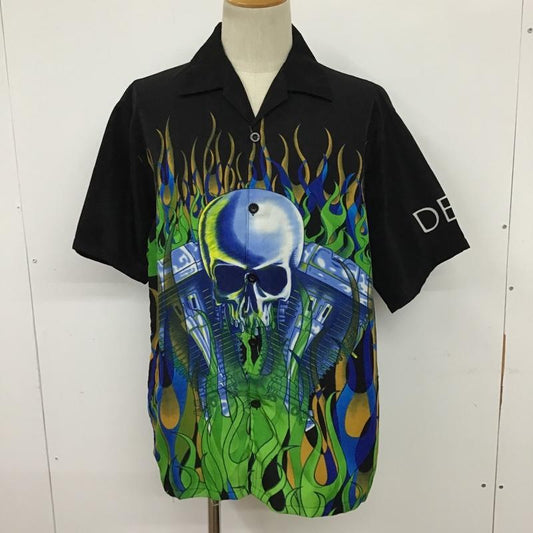 古着 USED シャツ、ブラウス 半袖 半袖シャツ ボーリングシャツ カジュアルシャツ M プリント マルチカラー / マルチカラー /  メンズ USED 古着 中古 10094303