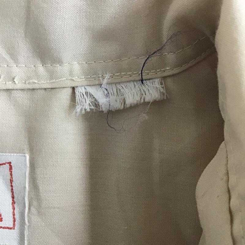 古着 USED シャツ、ブラウス 半袖 オープンカラーシャツ 無地 ベージュ / ベージュ /  メンズ USED 古着 中古 10094345