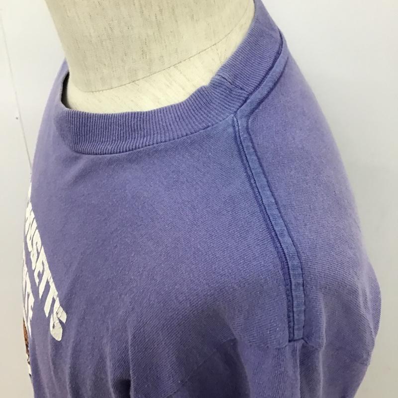 古着 USED Tシャツ 半袖 クルーネック プリント ロゴ、文字 紫 / パープル /  メンズ USED 古着 中古 10094350