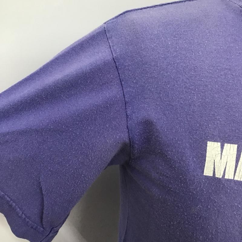 古着 USED Tシャツ 半袖 クルーネック プリント ロゴ、文字 紫 / パープル /  メンズ USED 古着 中古 10094350